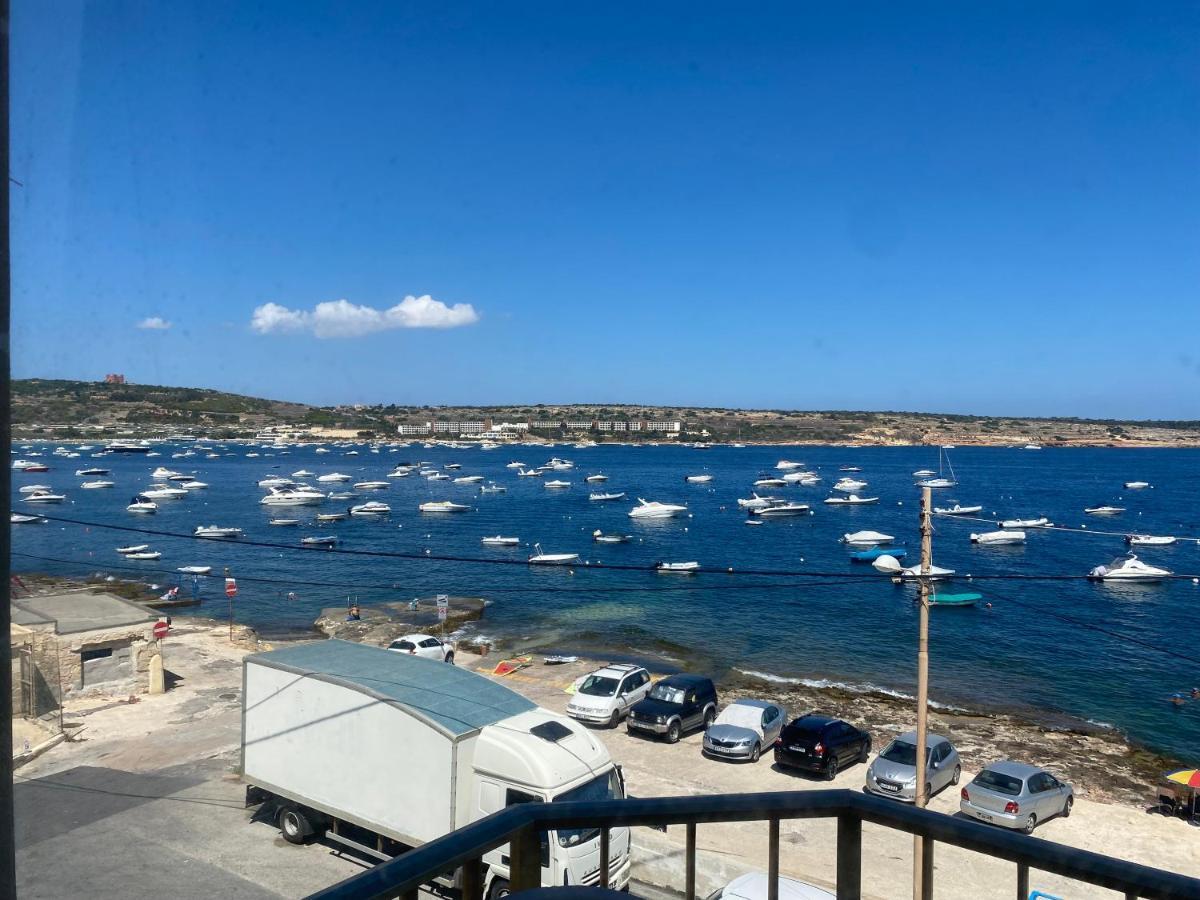 Sea Front Apartment At Mellieha Bay, Malta! Buitenkant foto