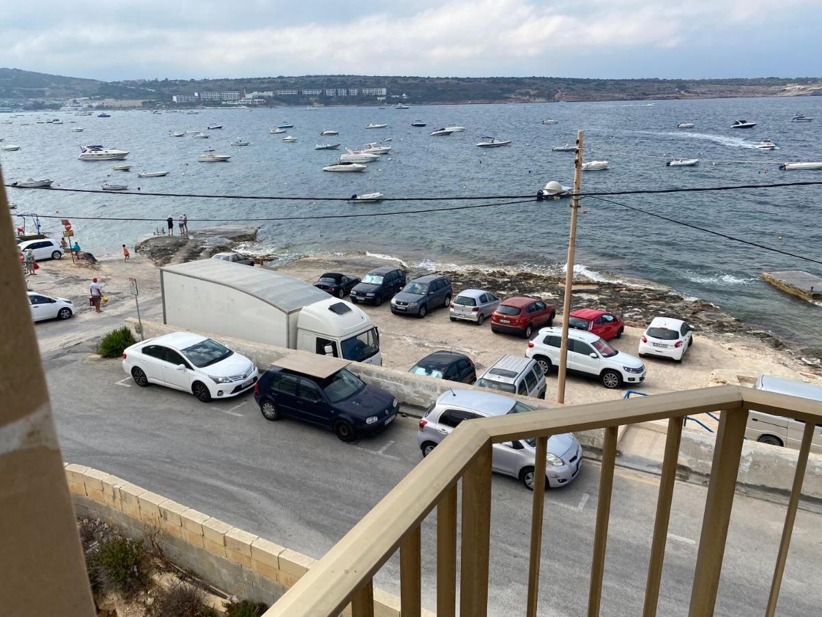 Sea Front Apartment At Mellieha Bay, Malta! Buitenkant foto